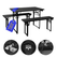 Juego De Muebles De Biergarten Stagecaptain Hirschgarten Para Balcón 110 cm Gris Oscuro