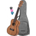 Cascha Premium Set Ukulélé Concert Acajou Gaucher