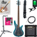 Ibanez SR300E-CUB Electric Bass Cerulean Aura Burst Starter Set