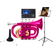 Classic Cantabile TT-400 Bb-Pockettrompet Pink Starterset
