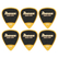 Ibanez PA14HSG-YE Plectra Wizard Zand Zwaar - 6 Stuks