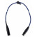 Pronomic Stage DMX3-0,5 DMX-Kabel 0,5m blau mit Goldkontakten