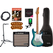 Ibanez AZ22S1F-TXB Standard E-Guitare Transparent Turquoise Burst Set