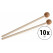 Classic Cantabile MG1818W Baquetas Para Glockenspiel 10 Pares