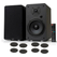 Vulkkano A6 ARC Casse Attive Nere Set Oehlbach