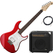 Yamaha Pacifica 012 RM Red E-Gitarre AK20GR Set