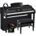 Yamaha CVP-701 PE Clavinova Digitale Piano Zwart Hoogglans Set incl. Bank + Koptelefoon + Pianoschool
