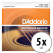 D'Addario EJ15 Extra Light 5x Set