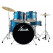 XDrum Semi 22" Standard Schlagzeug Satin Blue Sparkle inkl. Schule