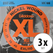 D'Addario EXL110 Regular Light 3x Set