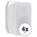 McGrey OLS-651WH Casse Acustiche Outdoor 60 Watt Bianco Set 4 Pezzi