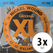 D'Addario EXL140 Light Top/Heavy Bottom 3x Set