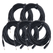Pronomic Stage XFJ-20 Câble Micro XLR/Jack 20 m Noir Lot de 5