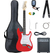 McGrey Rockit E-Gitarre ST-Komplettset Fiesta Red