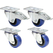 Adam Hall 372081 Bluewheel Lenkrollen 4er Set
