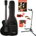 Rocktile L-100 BL E-Gitarre Black Einsteiger Set