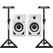 Pioneer DJ DM-40D-BT Studiomonitor 4" Paar weiß Set