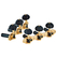 Ortega OTMDLX-GOBK Deluxe Tuning Machines Gold/Black