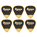 Ibanez PA14MSG-YE Picks Wizard Sand Medium - Confezione Da 6