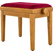 Classic Cantabile Banc De Piano Modèle A Chêne Mat Velours Rouge