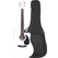 Classic Cantabile WS-10WH-CE Guitare Western blanche avec micro Set de housses