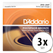 D'Addario EJ15 Extra Light 3x Set