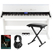 FunKey DP-88 II Digitalpiano wit Set met Economy Keyboardbank, Koptelefoon en Pianoles