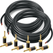 Pronomic Lautsprecherkabel mit Bananenhohlstecker 10m 2er Set 