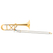 Lechgold QP-20GL Trombón Cuarto Latón Dorado