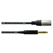 Cordial CFM 3 MV Stereo Jack/XLR-Kabel 3 m Zwart