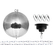 Eurolite Palla Specchiata 30 cm (5x5mm) Set