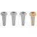 Lechgold ADA4 Alphorn Adapter for Baritone and Trombone Mouthpiece with Large Shank
