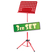 Classic Cantabile Orkeststandaard Geperforeerd Metaal Heavy Rood 3x Set