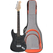 Rocktile Pro ST60-BK Set de Guitarra Eléctrica All Black con Funda Gigbag