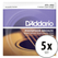 D'Addario EJ26 Custom Light 5x Set