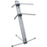 Classic Cantabile KS-100 Support Double Pour Claviers Argent