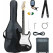 McGrey Rockit E-Gitarre ST-Komplettset Black