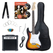Rocktile Banger's Pack E-Gitarren Set, 8-teilig Sunburst