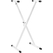 Classic Cantabile Support Clavier X Réglable En Hauteur Blanc