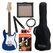 Rocktile Sphere Junior E-Gitarre 3/4 Blau Starter Set