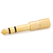 Pronomic AD-JFSJS Adapter 3,5mm Stereo-Klinke female / 6,3mm Stereo-Klinke male Gold