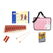 Set de Educación Musical Temprana Sonor con Cuaderno Tina y Tobi, Glockenspiel NG 10, Bolsa de Partituras Rosa y Lápices