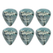 Taylor Thermex Pack De 6 UltraPicks Abalone 1,25mm Premium 351