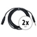 Pronomic Stage JSXF-5 Câble XLR/Jack Stéréo 5m Lot de 2