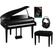 Yamaha Clavinova CLP-865GP Digitalflügel Schwarz Set