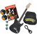 Rocktile Pro ST60-BK E-Gitarre All Black Set mit Zubehör