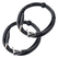 Pronomic Stage INST-A-3 Instrument Cable Right-Angle Plug 3 m Black 2x Set