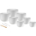 Meinl Sonic Energy Weiß-mattierte Kristallklangschalen Set 7-teilig