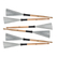 XDrum WTD-1S Wire Tap Drumstick Brushes corti 3 paia