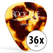 Rocktile Picks Brown Tortoise Medium 36-Pack